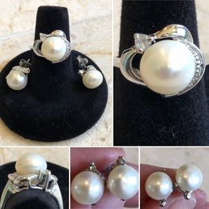 Great price Freshwater Pearl ring / earring set